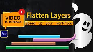 Flatten Layers tutorial for After effects [upl. by Atile]