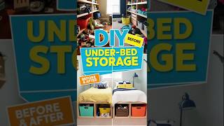 DIY UnderBed Storage Solutions A StepbyStep Guide shorts DIYStorage UnderBedStorage Homytips [upl. by Ynohtnad]