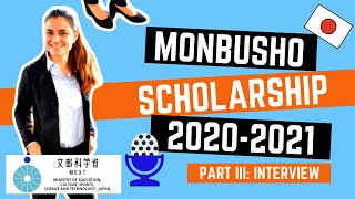 How to prepare for the interview of MEXT SCHOLARSHIP 20202021 [upl. by Jerold]