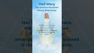 Hail Mary  Rosary Prayer  Rosary Wednesday  Glorious Mysteries Ave Maria Piano hailmary rosary [upl. by Nyrret418]