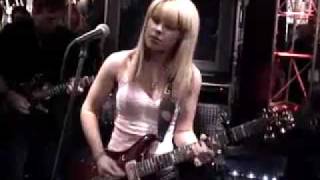 Orianthi quotHere on Earthquot live  NAMM 2006 [upl. by Wyler]