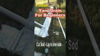 Yard Drain for Beginners [upl. by Enra]