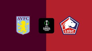 ASTON VILLA vs LILLE  UEFA Conference League 2324 14 finale  Full Match  Efootball Prediction [upl. by Irim12]