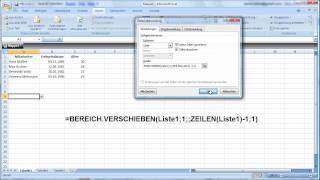 Excel 2007  Geburtstage aus einer Liste auslesen [upl. by Ttcos756]