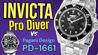 Invicta Pro Diver Review PLUS Comparison with PD1661 [upl. by Brown]