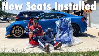 2019 GT86  GOT MY SPARCO SPRINT RACING SEATS INSTALLED [upl. by Bethena]