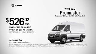 RAM Promaster 10042024 4393526 [upl. by Einafets]