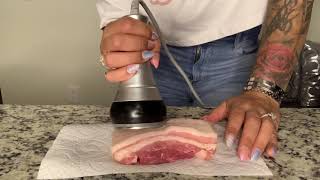 Fat Cavitation With Pork Belly 2 httpsrevealbodysculptingcom [upl. by Nauqyt]