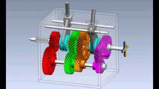 Transmission animation using SolidWorks [upl. by Linet]