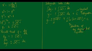 EQUATIONS OF FIRST ORDER AND HIGHER DEGREE Equations solvable for quotpquot Equations solvable for quotyquot [upl. by Chimene883]