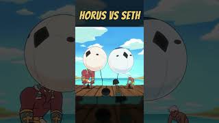 HORUS VS SETH ¡LA GRAN BATALLA POR EGIPTO dlh shorts [upl. by Zanas]