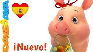 🐖 Este Cerdito  Canciones Infantiles Dave and Ava 🐖 [upl. by Ninaj858]