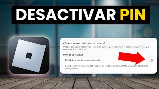 Cómo Desactivar Los Controles Parentales En Roblox ✅ Desactivar Pin Roblox [upl. by Relyat396]