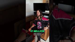 Jared Leto Unboxing 1000000 Skull Jacob amp Co Watch [upl. by Almeeta]