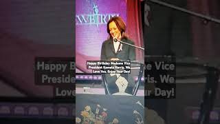 shorts  Happy Birthday Madame Vice President Kamala Harris We Love You Enjoy Your Day birthday [upl. by Ennahtur]