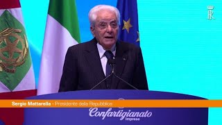 Mattarella quotLEuropa sia forte e unitaquot [upl. by Nary]