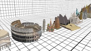 Architecture Size Comparison 3D [upl. by Ludlew]