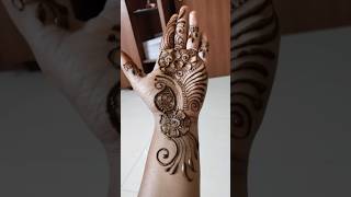 New mehndi design😍shorts mehndi henna trending viralvideo ytshorts bridal arabic art [upl. by Kloman]