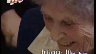 SpinazzolaI 101 anni di nonna Antonia Brandi su RAI UNO [upl. by Ingvar]