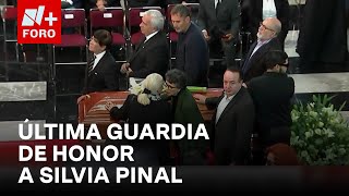 Actores y actrices hacen la última guardia de honor a la diva del cine mexicano  Las Noticias [upl. by Damas465]