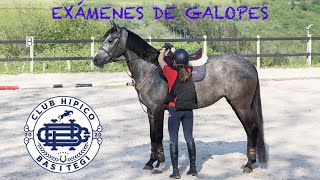 EXAMENES DE GALOPES EN CLUB HIPICO BASITEGI  ESCUELA DE EQUITACIÓN [upl. by Kcyred]