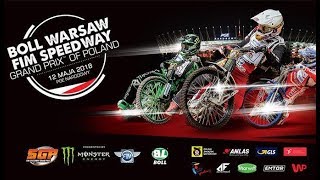 Pezentacja amp hymn 1205  Boll Warsaw FIM Speedway Grand Prix of Poland 2018 [upl. by Nimoynib]