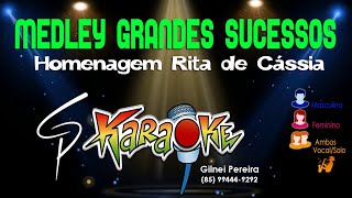 Karaokê Rita de Cássia  Especial Grandes Sucessos [upl. by Brande]