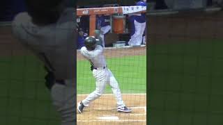 Connor Norby slomo home run swing orioles marlins tradedeadline [upl. by Ahsineb]