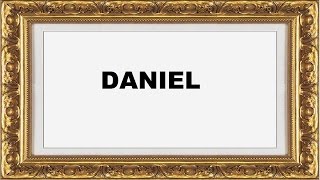 Daniel Significado e Origem do Nome [upl. by Skipper985]