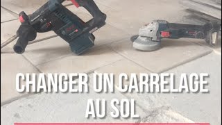 Changer un carrelage au sol [upl. by Tandi]