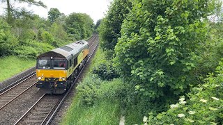 Class 66  66850 ‘David Maidment OBE’  Light Engine  Colas Rail Freight [upl. by Tahmosh]