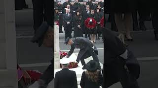 King Charles leads Remembrance Sunday Ceremony at the Cenotaph in London [upl. by Auqinet854]