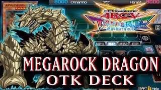 Megarock Dragon OTK Deck  YuGiOh ArcV Tag Force Special 115 [upl. by Anilave]