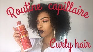 ROUTINE CAPILLAIRE  CURLY HAIR 💁🏽‍♀️ [upl. by Ileane]