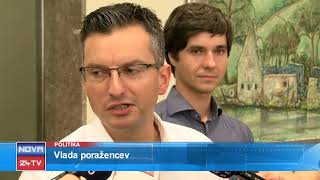 Video Slovenija 10082018 Nova24TV Vlada poražencev [upl. by Civ656]