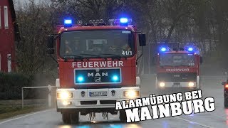 Feuerwehr Sandelzhausen  Feuerwehr Mainburg  Feuerwehr Oberempfenbach auf Einsatzfahrt [upl. by Tann180]