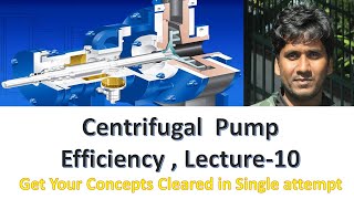 Efficiencies of centrifugal pump  Basics  Lecture 10ChemicalMahi [upl. by Aekahs898]