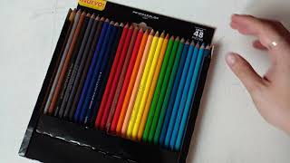 Reseña Prismacolor junior 48 LAPICES DE COLORES nueva imagen [upl. by Heyra]