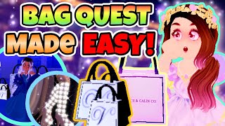 Vionciis BAG QUEST Made EASYTIPS amp Possible LOCATIONS😊Royale High 2022 New Years Quest Tutorial [upl. by Joye776]