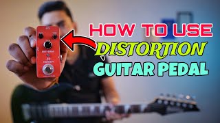 How To Use Distortion Guitar Pedal   British Distortion Guitar Pedal [upl. by Nolava]