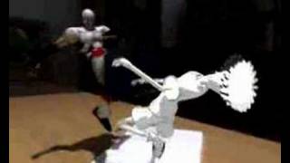 Fido  7up  vs Juomaru  Sanshiro  Fight3d short movie [upl. by Hoeg]