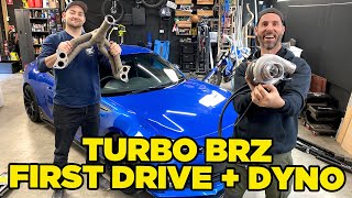 TURBO BRZ First Drive and DYNO POWER [upl. by Melisent52]