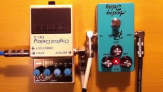 Rogue Analog Delay amp Boss DD3 Sound Check [upl. by Stilla]