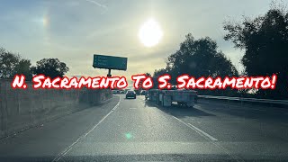 NORTH SACRAMENTO TO SOUTH SACRAMENTO CALIFORNIA DRIVE [upl. by Tory]