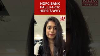 HDFC Bank Stock Falls 45 Post Q1 Earnings Check Target Price [upl. by Enimsay]