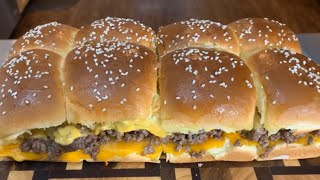 How To Make Cheeseburger Sliders [upl. by Asilegna]