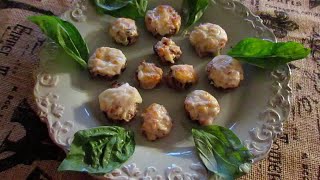 Stuffed Mushrooms  قارچ شکم پر [upl. by Kcid]