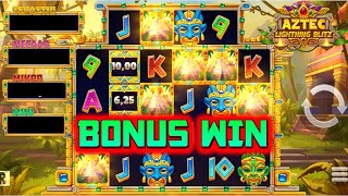 Aztec Lightning Blitz  Bonus Win [upl. by Philcox617]