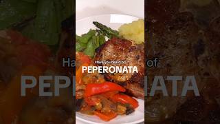 Have You Tried Peperonata  My Nonna’s Recipe recipe italian sidedish eggplantrecipe peppers [upl. by Enajharas]