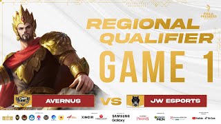 MLBB MEN AVERNUS VS JW ESPORTS  32 BESAR FINAL REGIONAL QUALIFIER [upl. by Asiar]